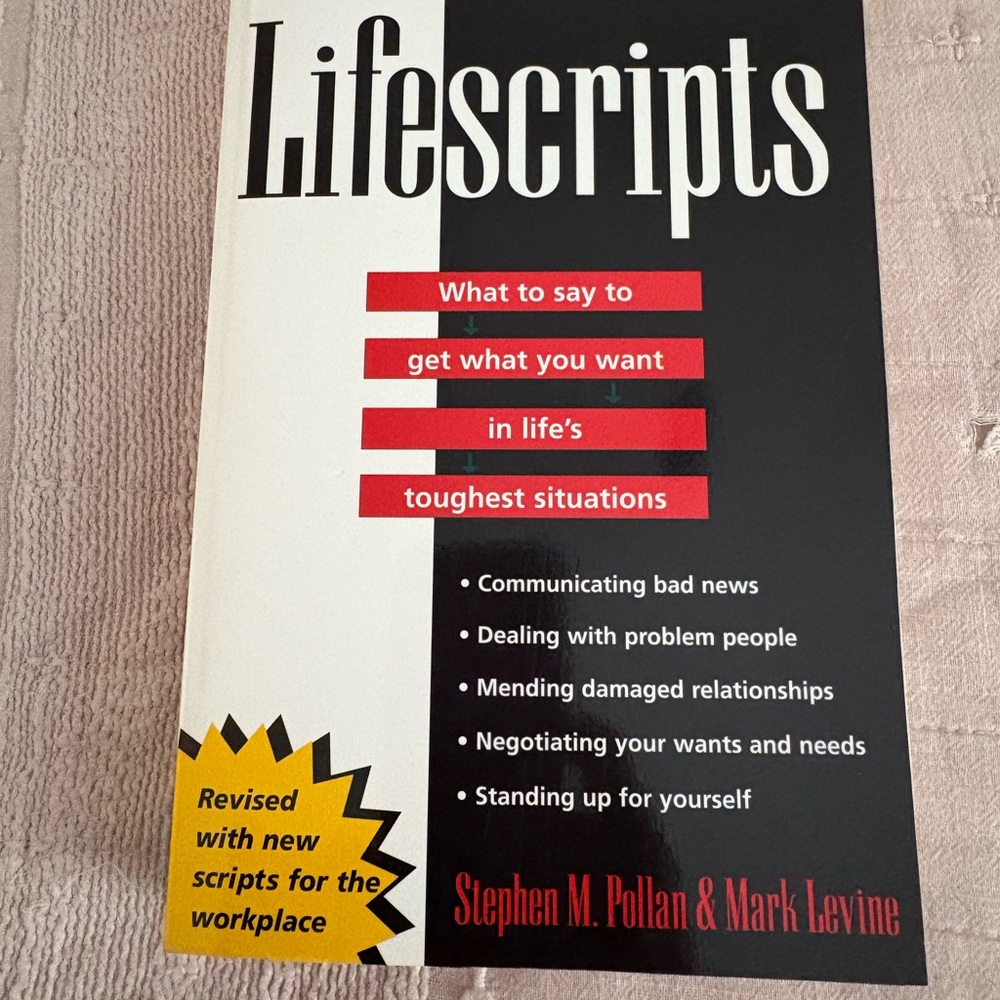Lifescripts Book by Stephen M. Pollan & Mark Levine